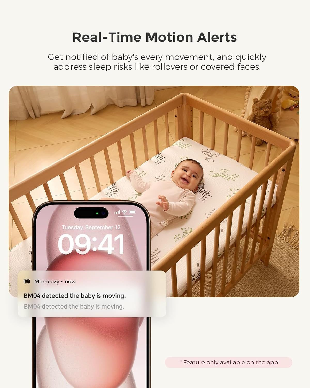 Smart Wifi Baby Monitor with Camera and Audio