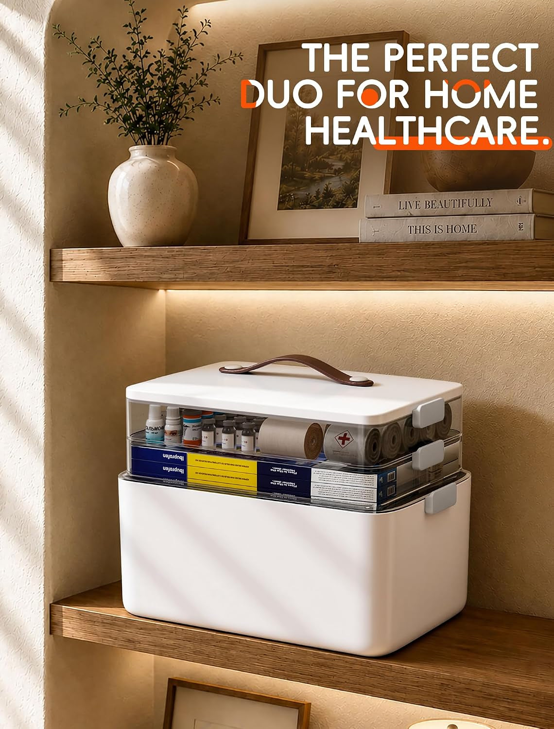 3-Tier Medicine Organizer Box