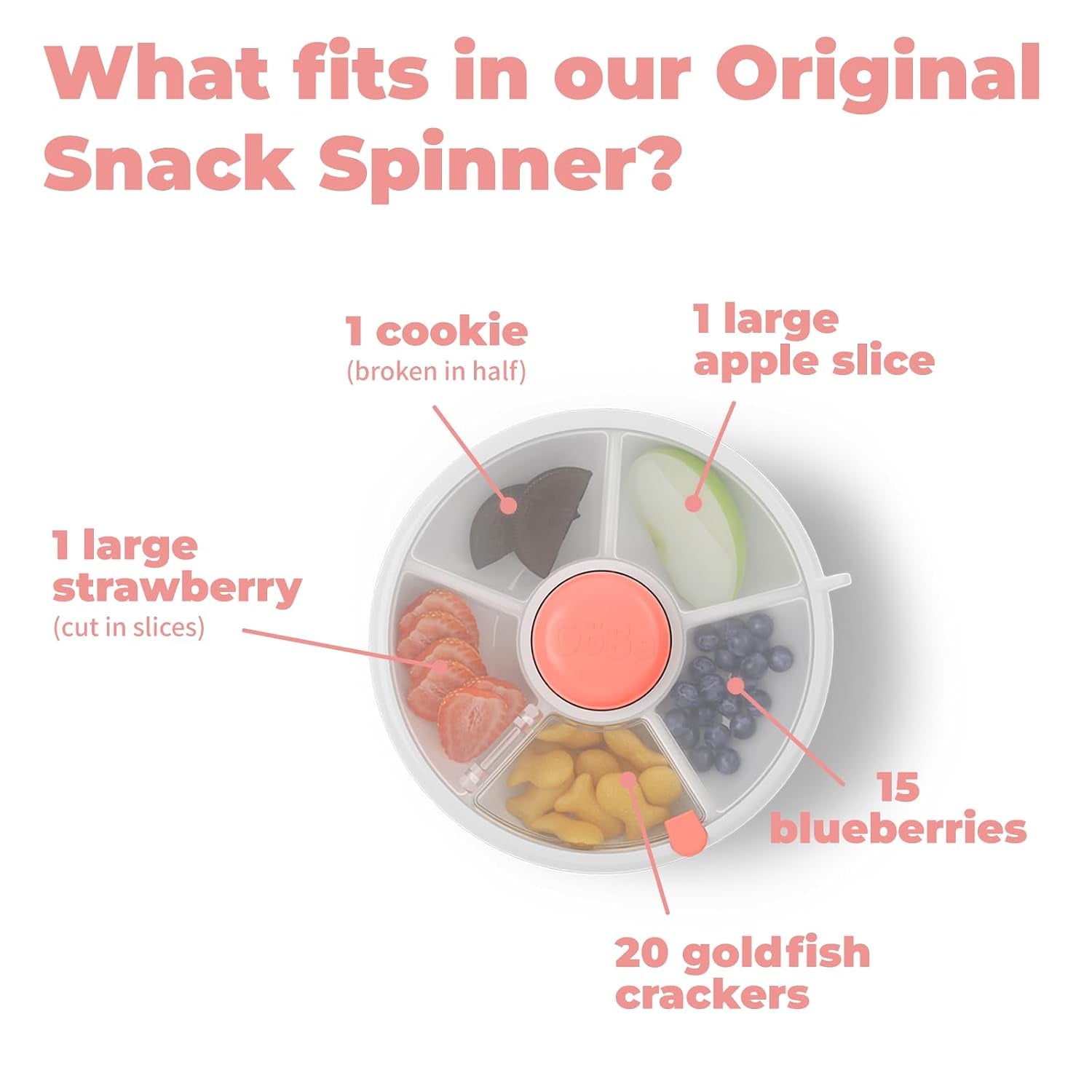 Kids Snack Spinner 5-Compartment