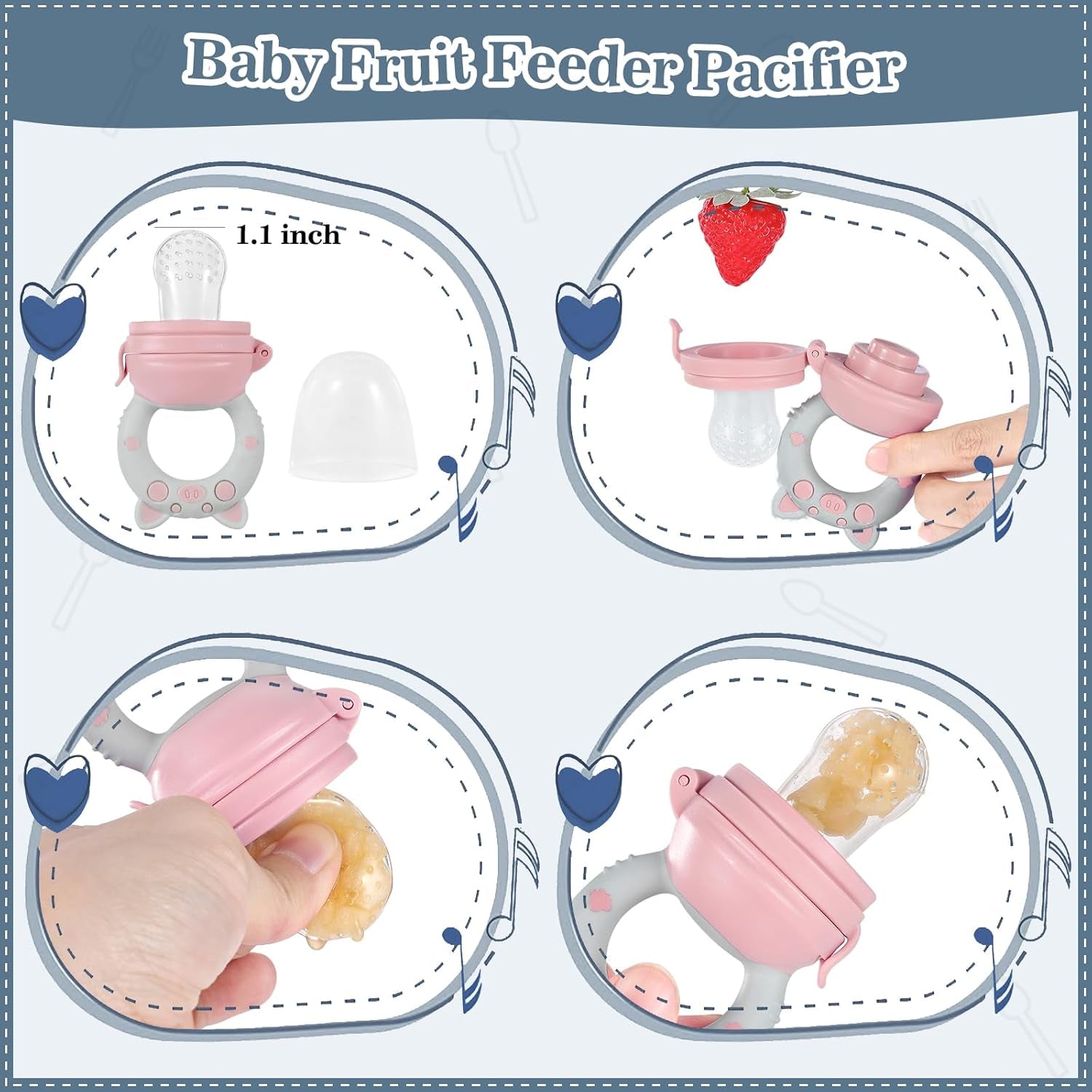 Silicone Baby Feeding Set 10 Pcs