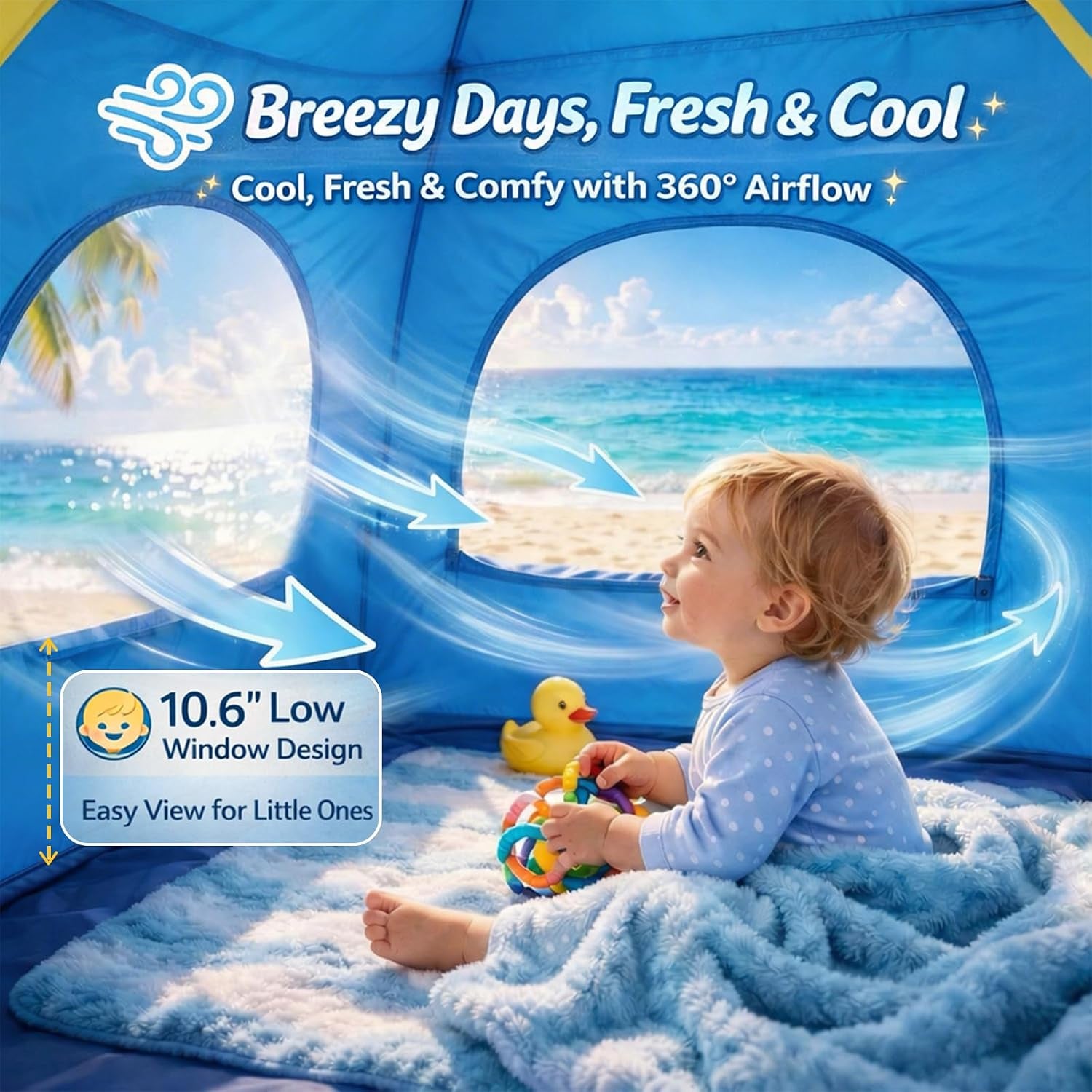 Baby Beach Tent Pop up Sun Shelter
