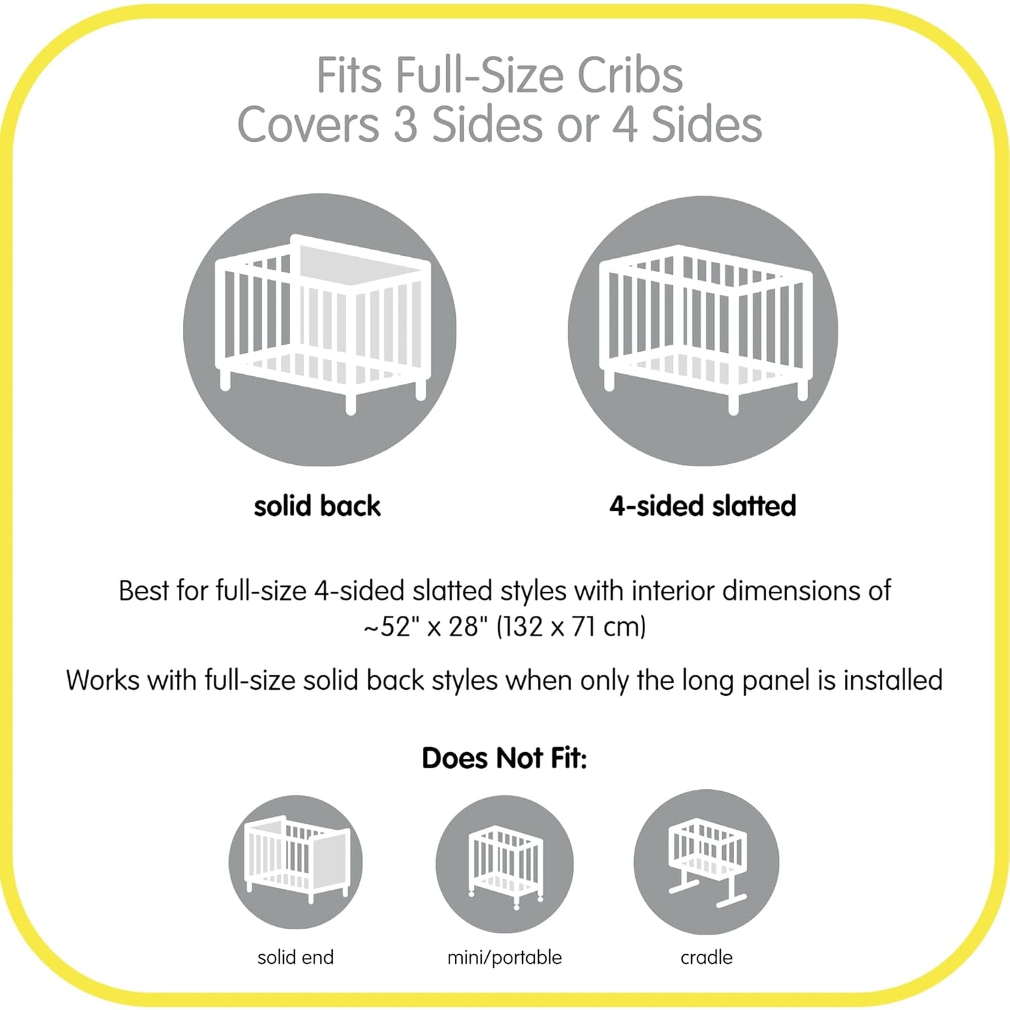 Mesh Crib Liner