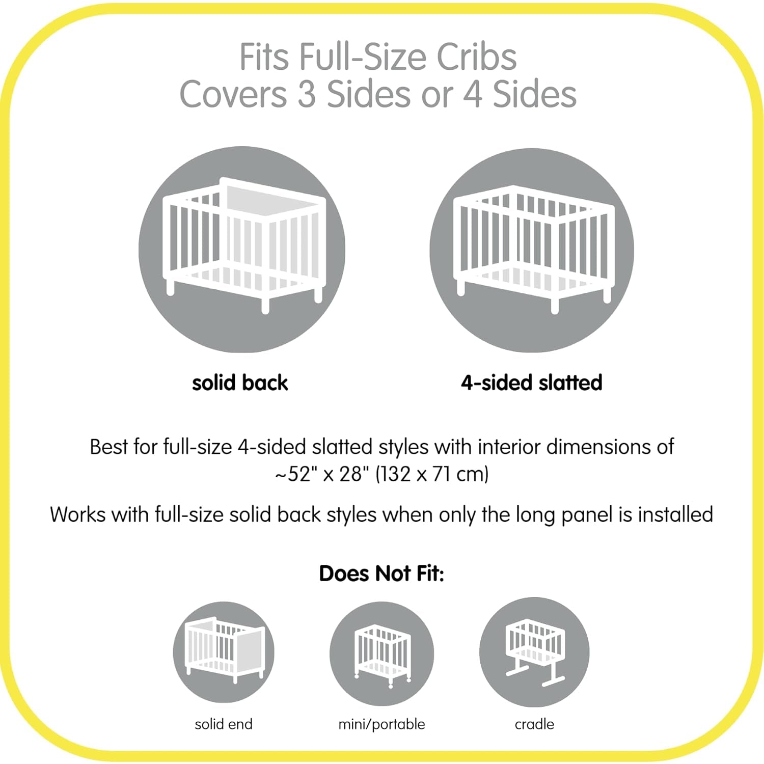 Mesh Crib Liner