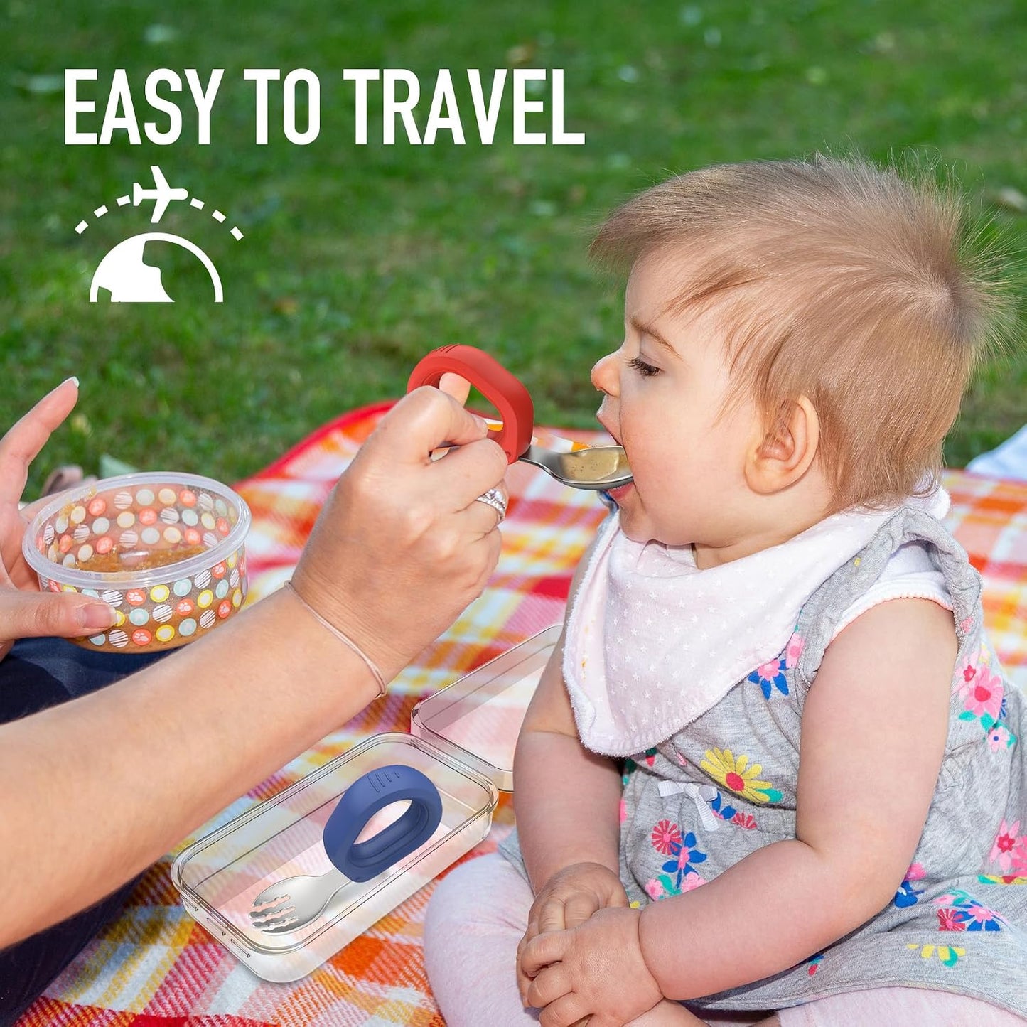 Lillycare Toddler Self-Feeding Utensil Set