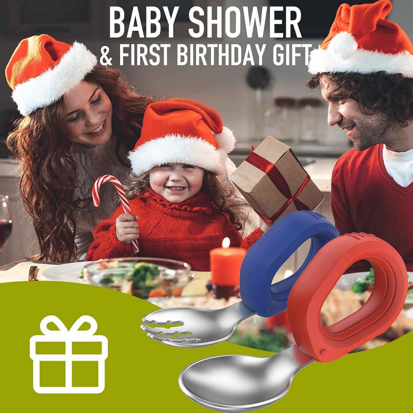 Lillycare Toddler Self-Feeding Utensil Set