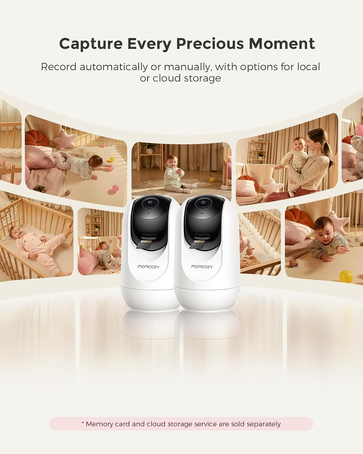 Smart Wifi Baby Monitor with Camera and Audio